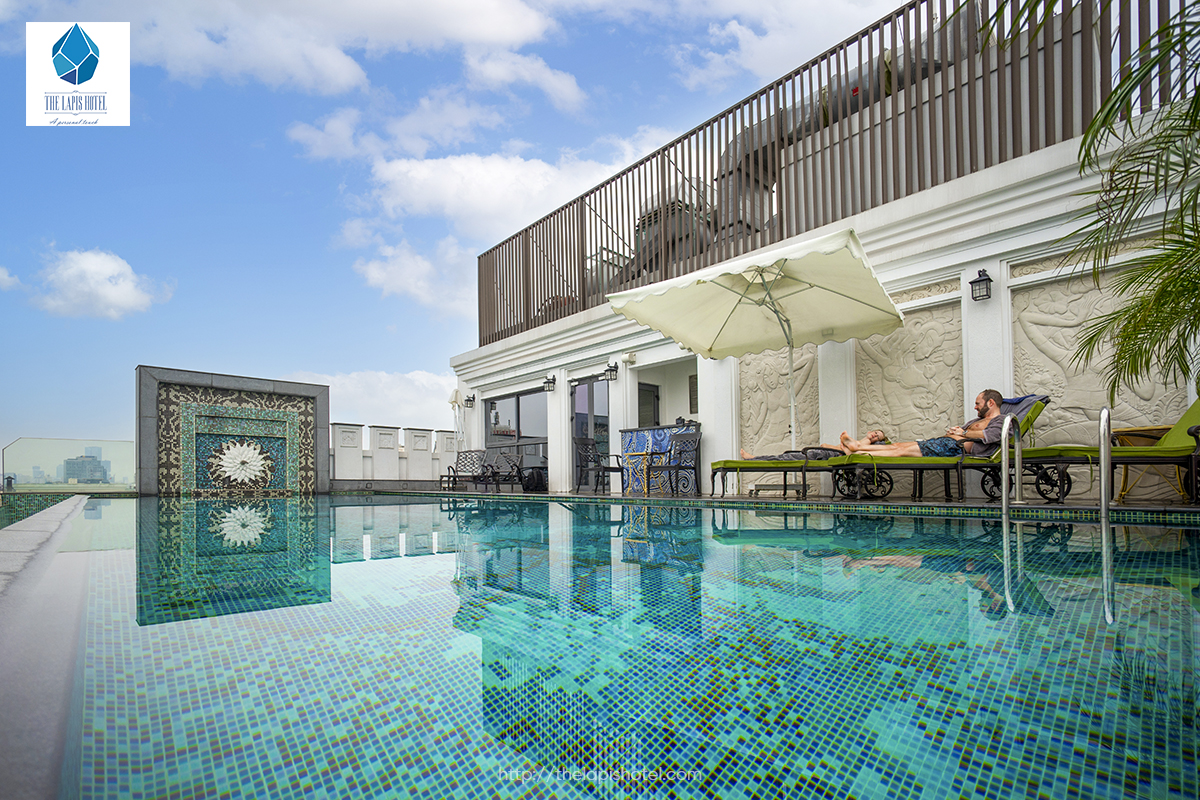 The Infinity Pool at Lapis will refresh you after a hard day’s work