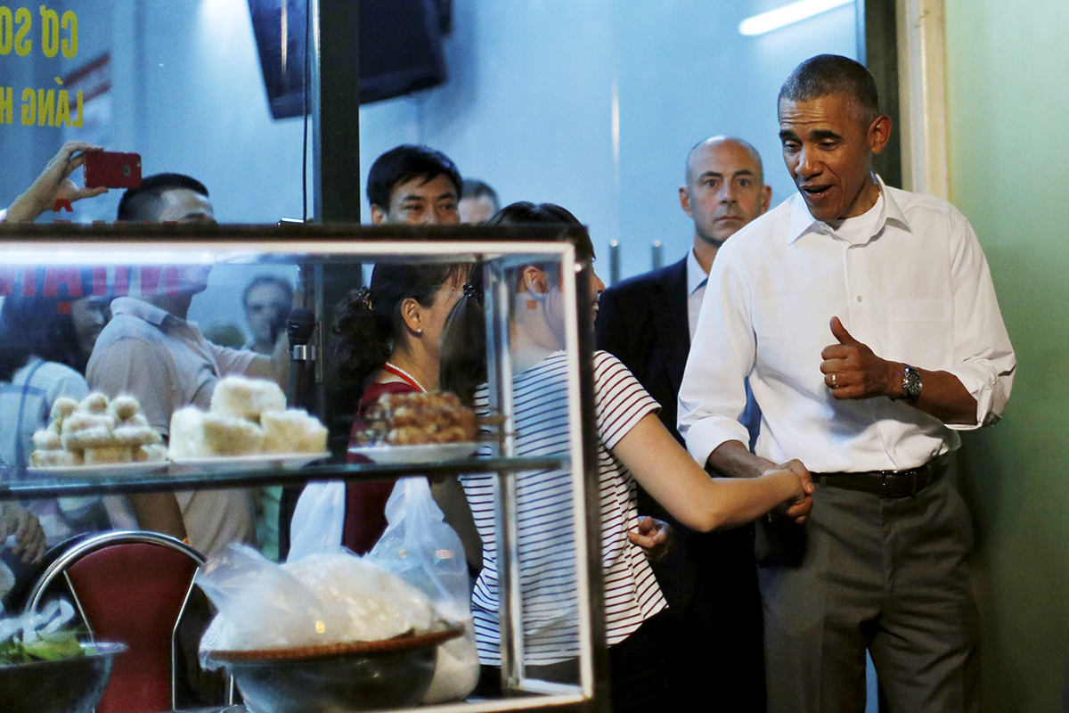 Bún chả Hương Liên là nơi đã từng đón tiếp Tổng thống Obama